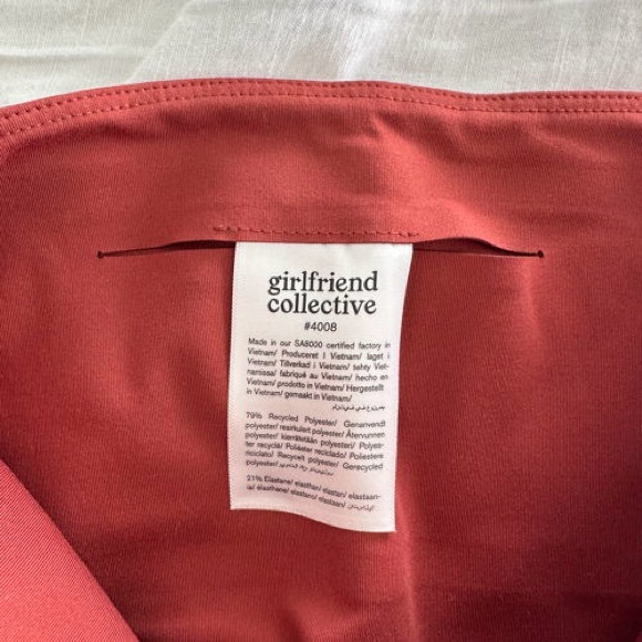 Girlfriend Collective High-Rise 3/4 Leggings (Sedona) - Picture 8 of 10